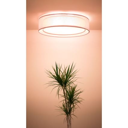 Laelamp PURO 2xE27/40W/230V Ø 60 cm roosa