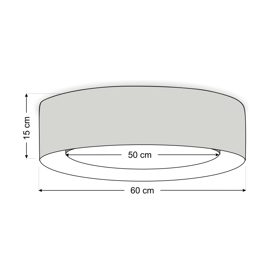 Laelamp PURO 2xE27/40W/230V Ø 60 cm roosa