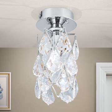 Laelamp RITA 1xG9/40W/230V, läbimõõt 9 cm, läikiv kroom