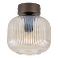 Laelamp SALVIA 1xE14/10W/230V läbimõõt 15 cm pruun/suitsupruun