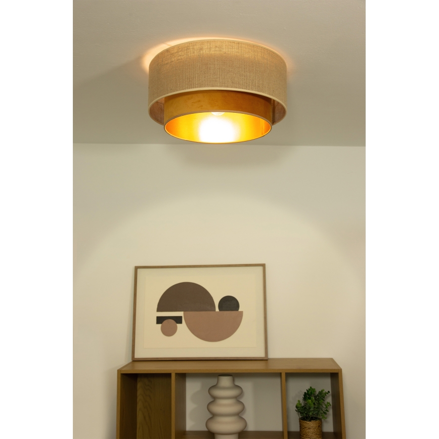 Laelamp SARTA 1xE27/60W/230V, läbimõõt 45 cm, vaskne/juut