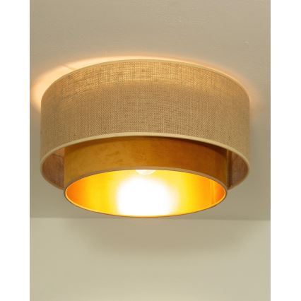 Laelamp SARTA 1xE27/60W/230V, läbimõõt 45 cm, vaskne/juut