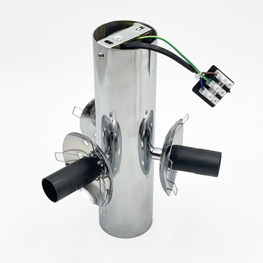 Laelamp SFERIO 3xE14/5W/230V läikiv kroom/läbipaistev