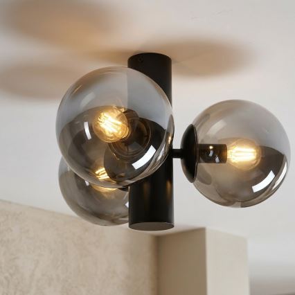 Laelamp SFERIO 3xE14/5W/230V must/suitsune must