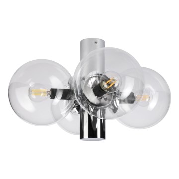 Laelamp SFERIO 4xE14/5W/230V läikiv kroom/selge