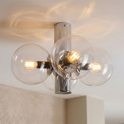 Laelamp SFERIO 4xE14/5W/230V läikiv kroom/selge