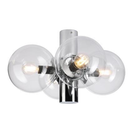 Laelamp SFERIO 4xE14/5W/230V läikiv kroom/selge
