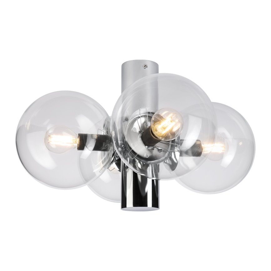 Laelamp SFERIO 4xE14/5W/230V läikiv kroom/selge