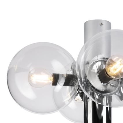 Laelamp SFERIO 4xE14/5W/230V läikiv kroom/selge