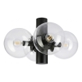 Laelamp SFERIO 4xE14/5W/230V must/läbipaistev