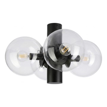 Laelamp SFERIO 4xE14/5W/230V must/läbipaistev