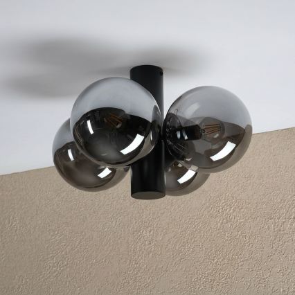 Laelamp SFERIO 4xE14/5W/230V must/suitsune must