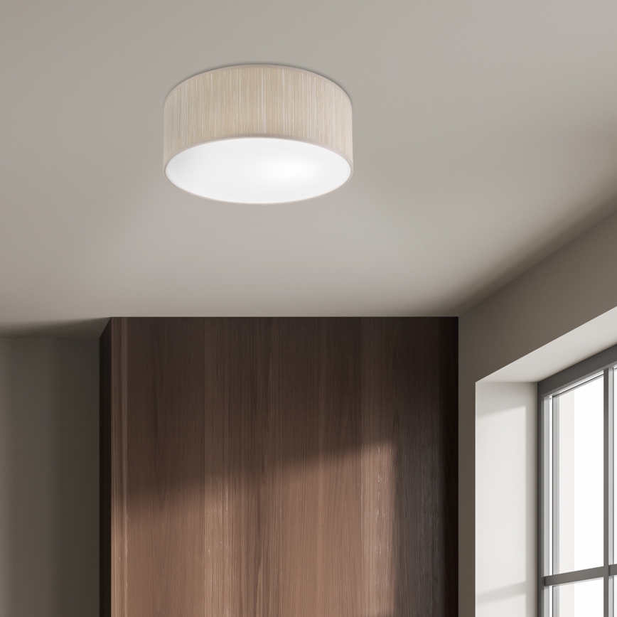 Laelamp SIRJA 1xE27/15W/230V läbimõõt 35 cm beež