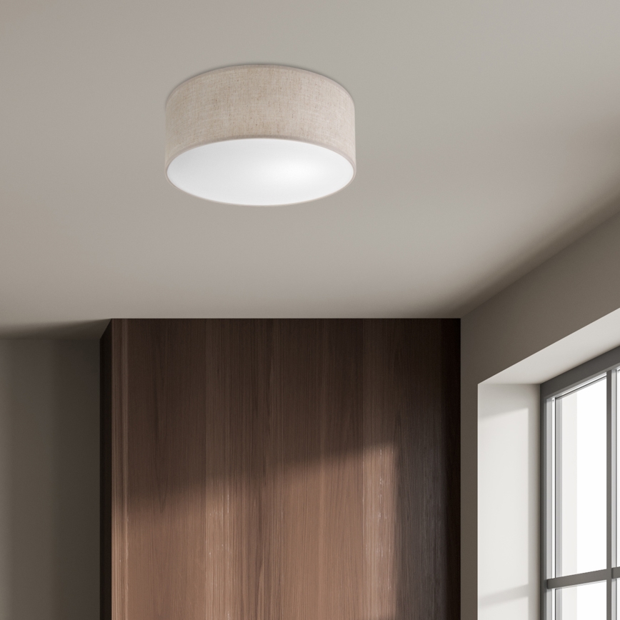 Laelamp SIRJA 1xE27/15W/230V läbimõõt 35 cm beež