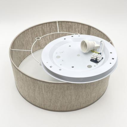 Laelamp SIRJA 1xE27/15W/230V läbimõõt 35 cm beež