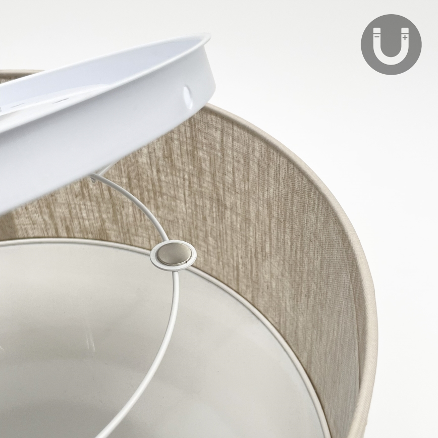 Laelamp SIRJA 1xE27/15W/230V läbimõõt 35 cm beež