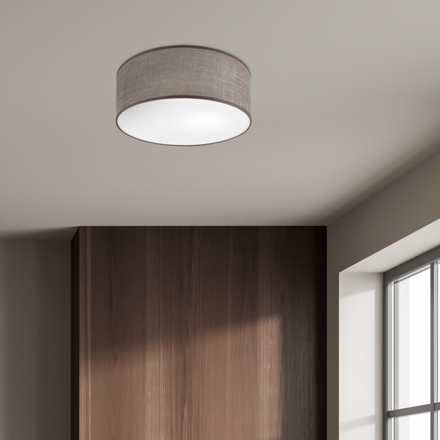 Laelamp SIRJA 1xE27/15W/230V läbimõõt 35 cm pruun