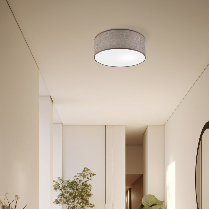 Laelamp SIRJA 1xE27/15W/230V läbimõõt 35 cm pruun