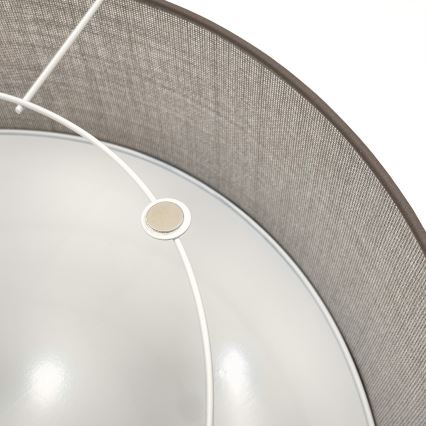 Laelamp SIRJA 1xE27/15W/230V läbimõõt 35 cm pruun