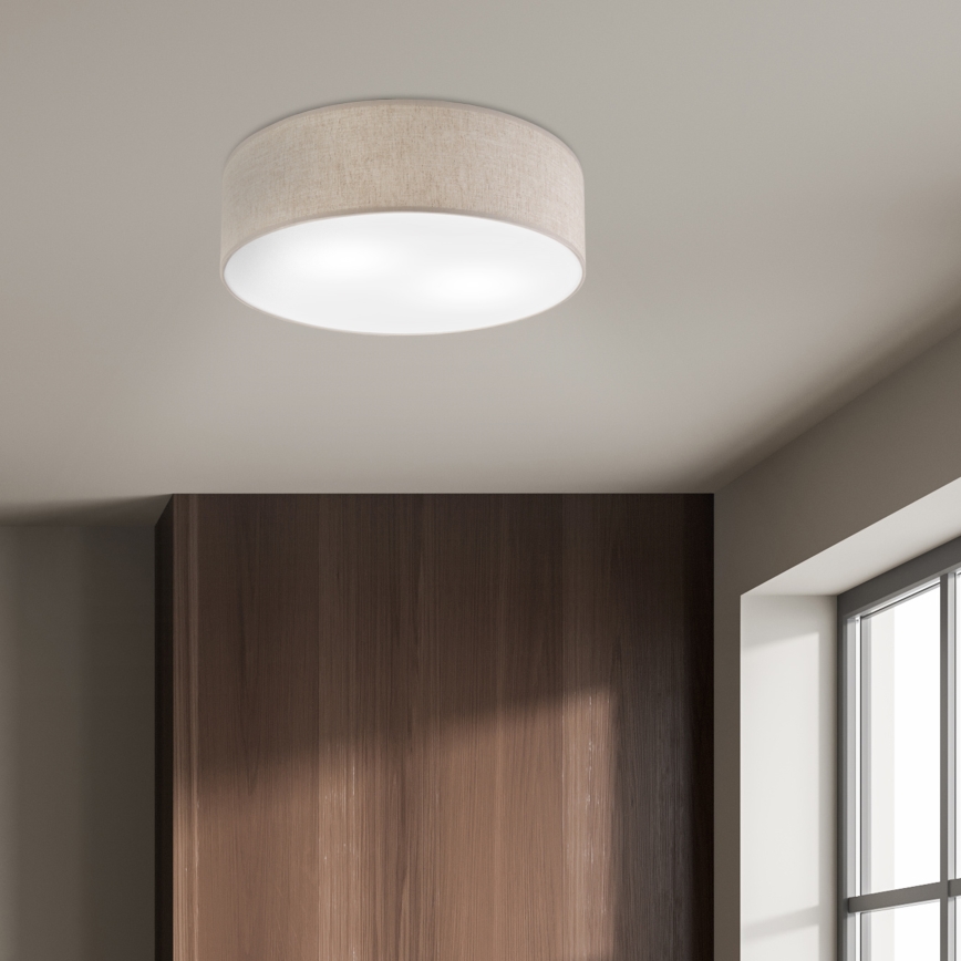 Laelamp SIRJA 2xE27/15W/230V läbimõõt 45 cm beež