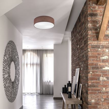 Laelamp SIRJA 2xE27/15W/230V läbimõõt 45 cm pruun