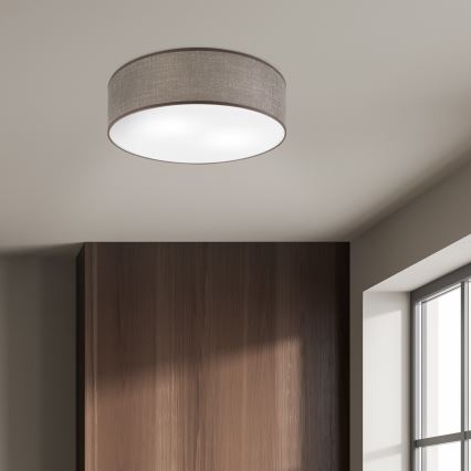 Laelamp SIRJA 2xE27/15W/230V, läbimõõt 45 cm, pruun