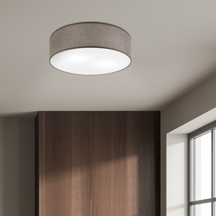 Laelamp SIRJA 2xE27/15W/230V, läbimõõt 45 cm, pruun