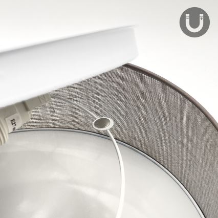 Laelamp SIRJA 2xE27/15W/230V, läbimõõt 45 cm, pruun