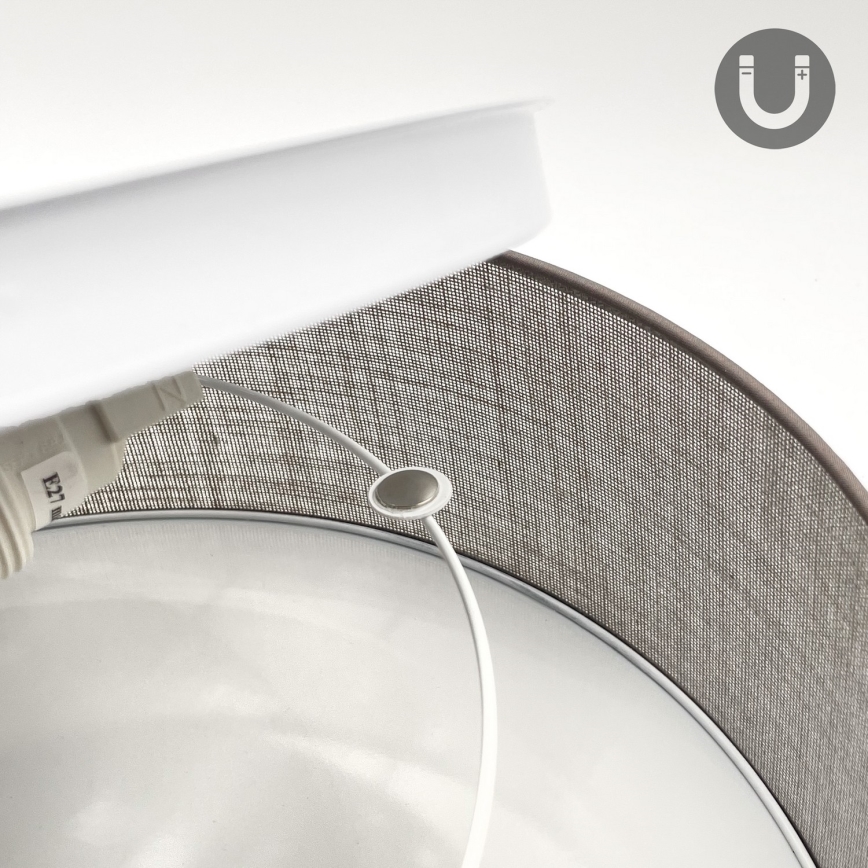 Laelamp SIRJA 2xE27/15W/230V, läbimõõt 45 cm, pruun