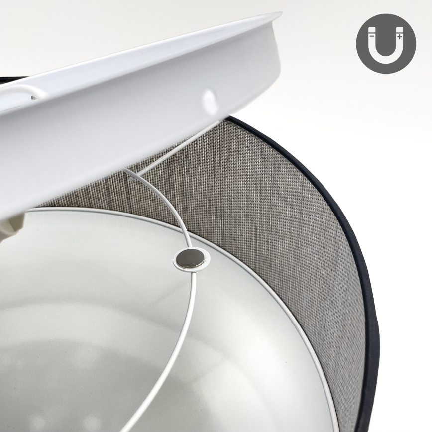 Laelamp SIRJA 2xE27/15W/230V, läbimõõt 45 cm, pruun