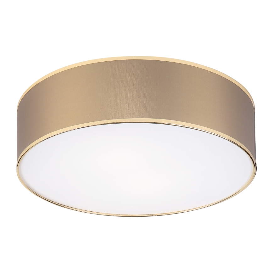 Laelamp SIRJA 2xE27/15W/230V, läbimõõt 45 cm, pruun/kuldne
