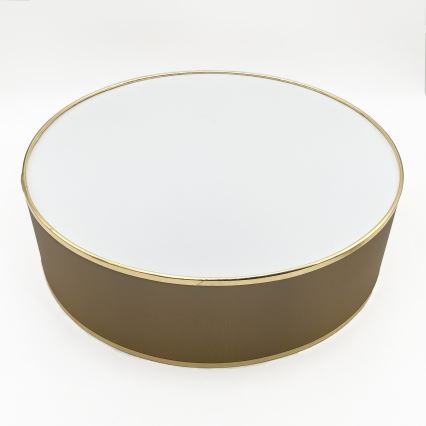 Laelamp SIRJA 2xE27/15W/230V, läbimõõt 45 cm, pruun/kuldne