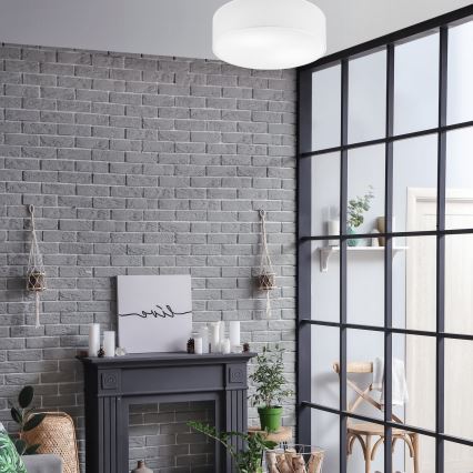 Laelamp SIRJA 2xE27/15W/230V läbimõõt 45 cm valge