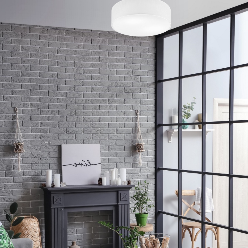 Laelamp SIRJA 2xE27/15W/230V läbimõõt 45 cm valge