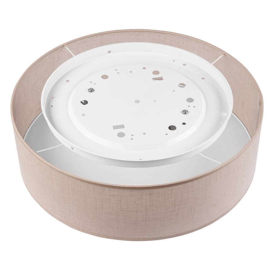 Laelamp SIRJA 2xE27/15W/230V, Ø 45 cm, beež