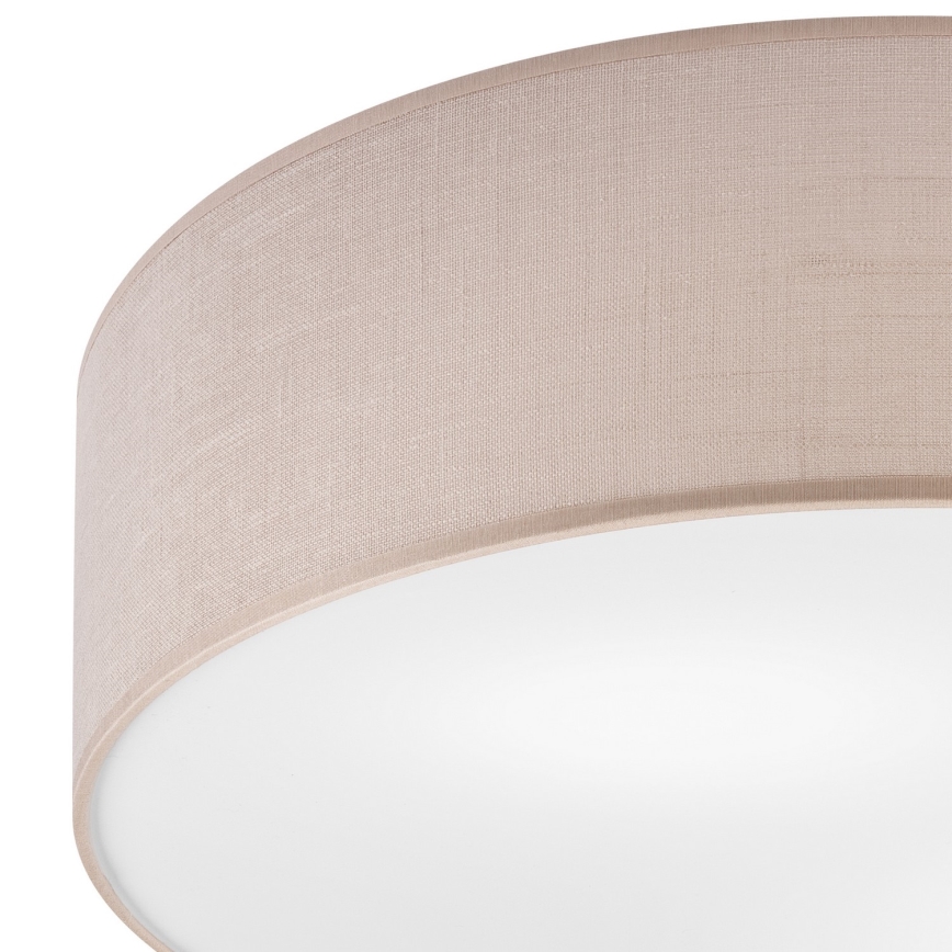 Laelamp SIRJA 2xE27/15W/230V, Ø 45 cm, beež