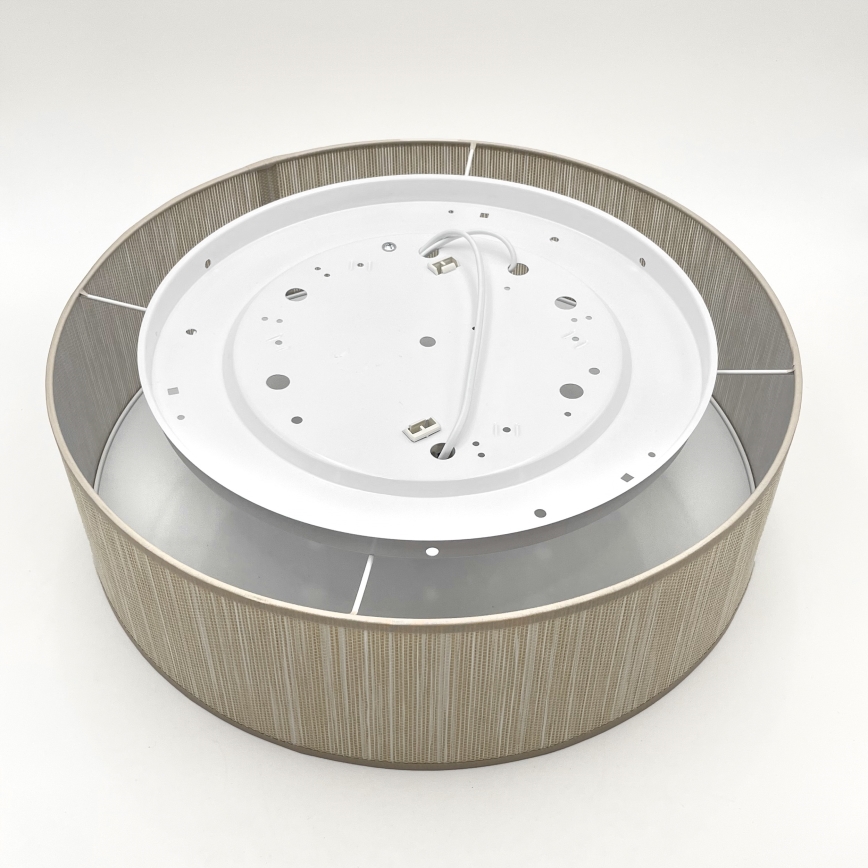Laelamp SIRJA 2xE27/15W/230V, Ø 45 cm, beež
