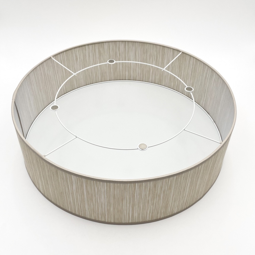 Laelamp SIRJA 2xE27/15W/230V, Ø 45 cm, beež