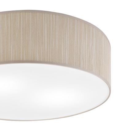 Laelamp SIRJA 2xE27/15W/230V, Ø 45 cm, beež