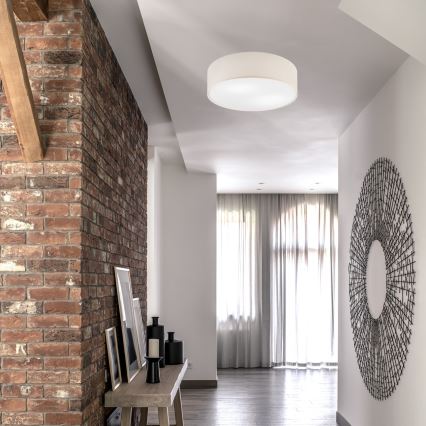 Laelamp SIRJA 2xE27/15W/230V Ø 45 cm kreemivärvi