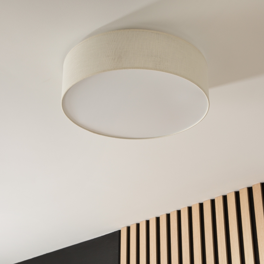 Laelamp SIRJA 2xE27/15W/230V Ø 45 cm kreemivärvi