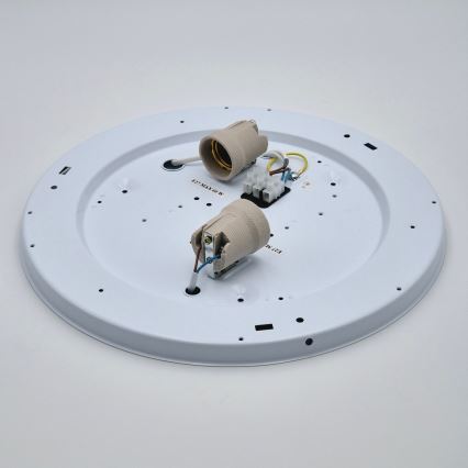 Laelamp SIRJA 2xE27/15W/230V Ø 45 cm kreemivärvi