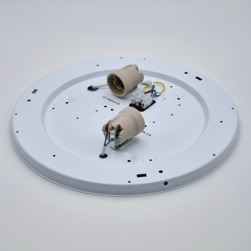 Laelamp SIRJA 2xE27/15W/230V Ø 45 cm kreemivärvi