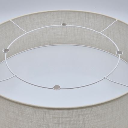 Laelamp SIRJA 2xE27/15W/230V Ø 45 cm kreemivärvi