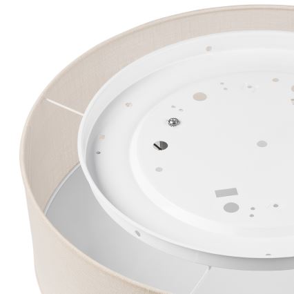 Laelamp SIRJA 2xE27/15W/230V Ø 45 cm kreemivärvi