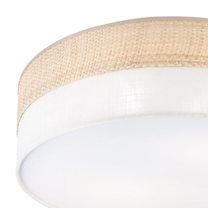 Laelamp SIRJA BOHO 2xE27/15W/230V, läbimõõt 45 cm, beež/kreem