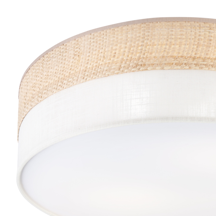 Laelamp SIRJA BOHO 2xE27/15W/230V, läbimõõt 45 cm, beež/kreem