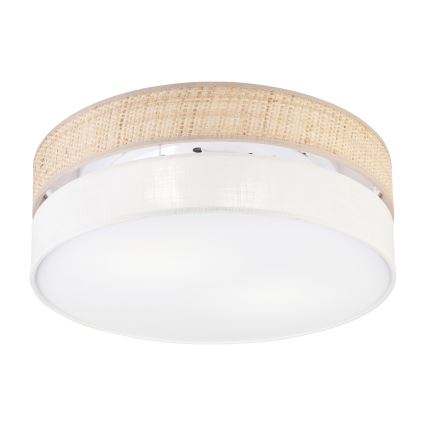Laelamp SIRJA BOHO 2xE27/15W/230V, läbimõõt 45 cm, beež/kreemjas