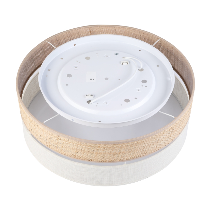 Laelamp SIRJA BOHO 2xE27/15W/230V, läbimõõt 45 cm, beež/kreemjas