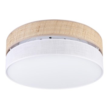 Laelamp SIRJA BOHO 2xE27/15W/230V, läbimõõt 45 cm, beež/valge